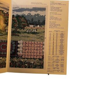 Leisure Arts The Daisy Girl Cross Stitch Pattern 1994 Vintage Victorian Design